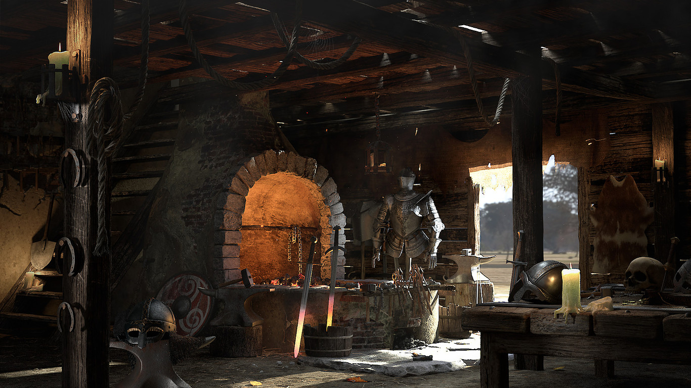 The Horse and Hammer Stud Farm & Forge - Forge interior - Credit to ChiaraGatti