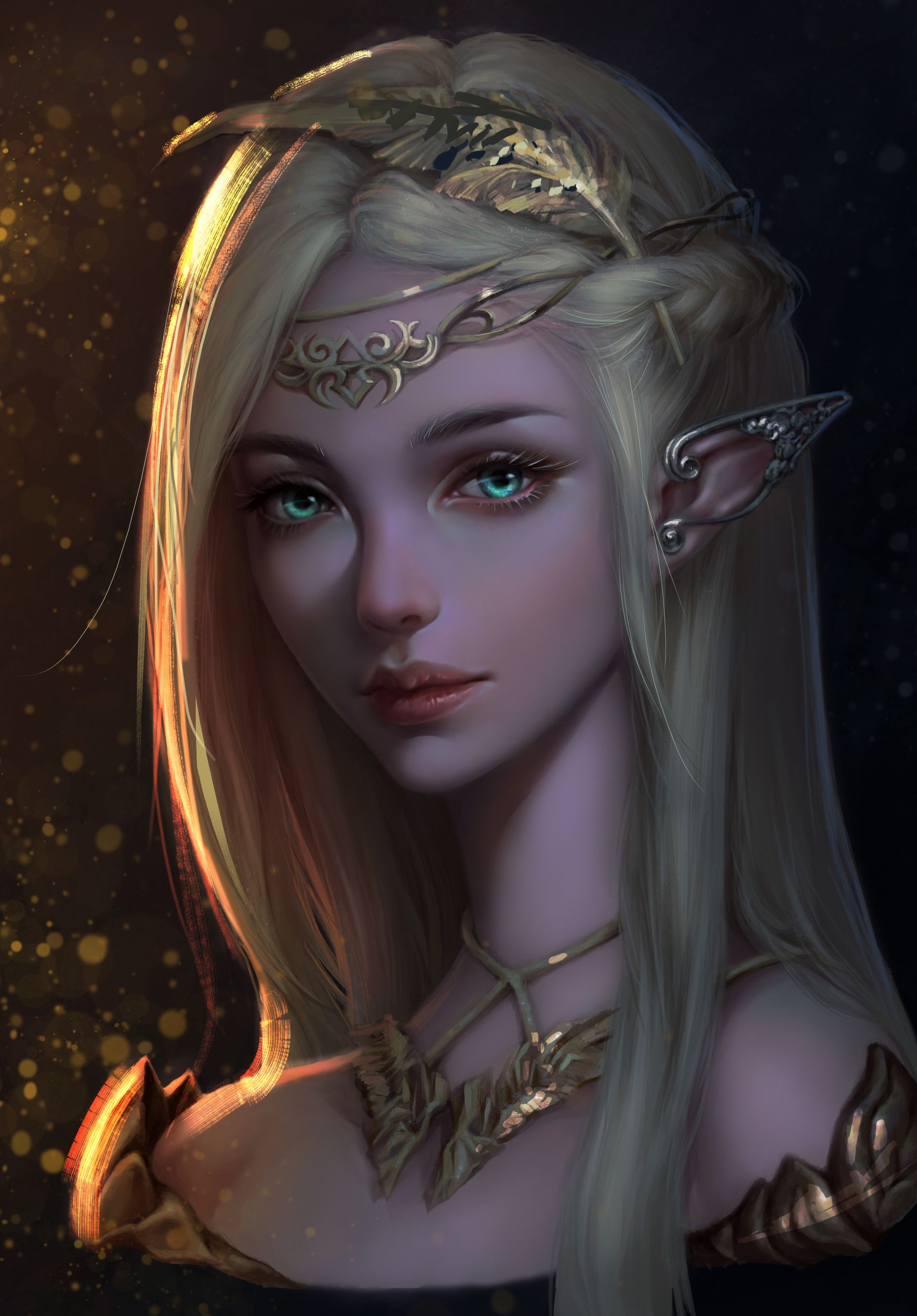 Elf Girl Beautiful Art